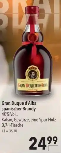 Citti GRAN DUQUE DALBA Spanischer brandy tilbud