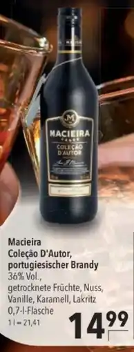 Citti MACIEIRA Coleção d'autor, portugiesischer brandy tilbud