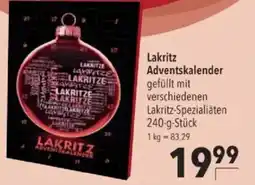 Citti LAKRITZ Adventskalender tilbud