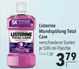 Citti LISTERINE Mundspülung total care tilbud