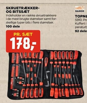 jem & fix Skruetrækker- og bitssæt tilbud