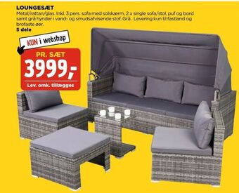 jem & fix Loungesæt tilbud