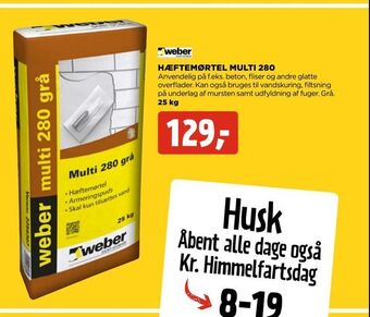 jem & fix Hæftemørtel multi 280 tilbud