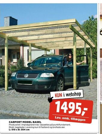jem & fix Carport model basel tilbud