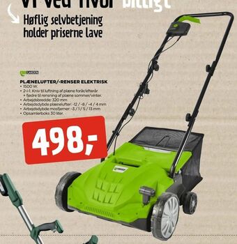 jem & fix Plænelufter/-renser elektrisk tilbud