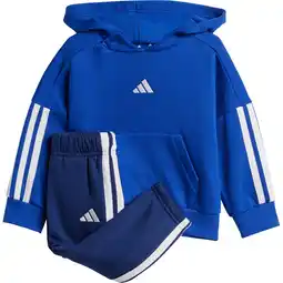 Sport 24 adidas 3-Stripes FL Hood Joggingsæt Børn tilbud