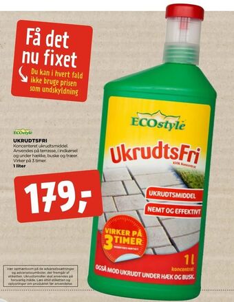 jem & fix Ukrudtsfri tilbud