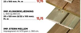 jem & fix Imp. klinkbeklædning tilbud