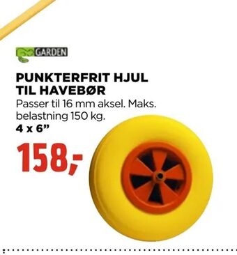 jem & fix Punkterfrit hjul til havebør tilbud