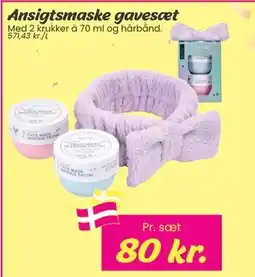 Hi five Ansigtsmaske gavesæt, DKK 80 tilbud