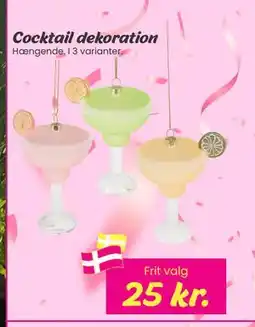 Hi five Cocktail dekoration, DKK 25 tilbud
