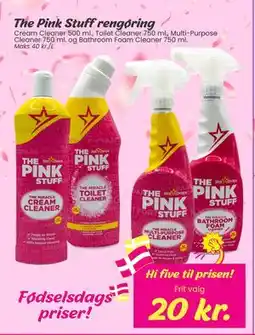 Hi five The Pink Stuff rengøring, DKK 20 tilbud