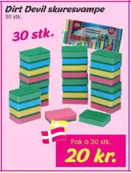 Hi five Dirt Devil skuresvampe, DKK 20 tilbud