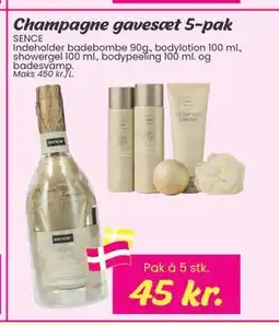 Hi five Champagne gavesæt 5-pak, DKK 45 tilbud