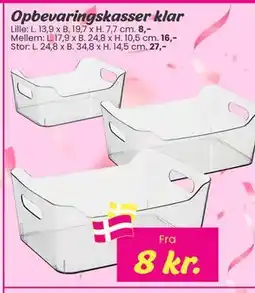 Hi five Opbevaringskasser klar tilbud