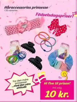 Hi five Håraccessories prinsesse, DKK 10 tilbud