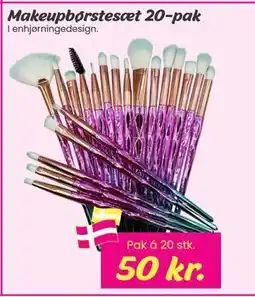 Hi five Makeupbørstesæt 20-pak, DKK 50 tilbud