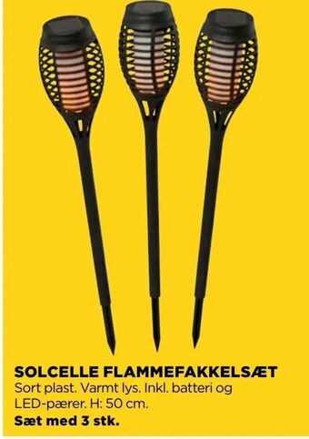 jem & fix Solcelle flammefakkelsæt tilbud