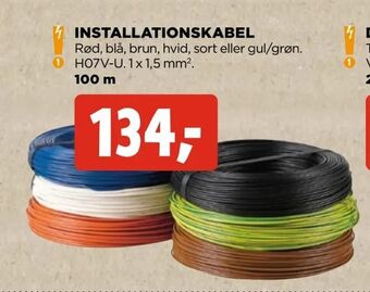 jem & fix Installationskabel tilbud