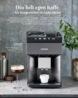 Kop & Kande Fuldautomatisk espressomaskine, DKK 13999 tilbud
