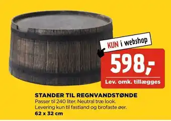 jem & fix Stander til regnvandstønde tilbud