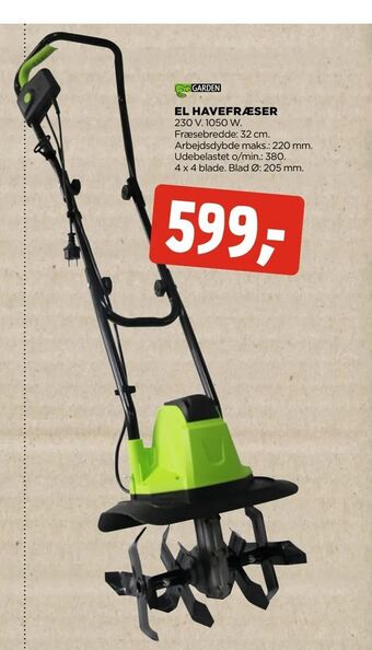 jem & fix El havefræser tilbud