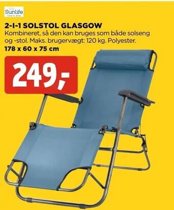 2-i-1 solstol glasgow