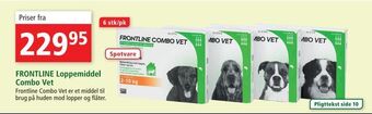 Maxi Zoo FRONTLINE Loppemiddel Combo Vet tilbud