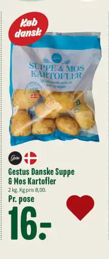 Min Købmand Gestus Danske Suppe & Mos Kartofler tilbud
