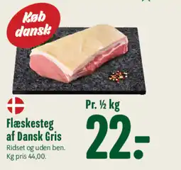 Min Købmand Flæskesteg af Dansk Gris tilbud