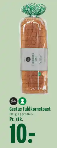 Min Købmand Gestus Fuldkornstoast tilbud