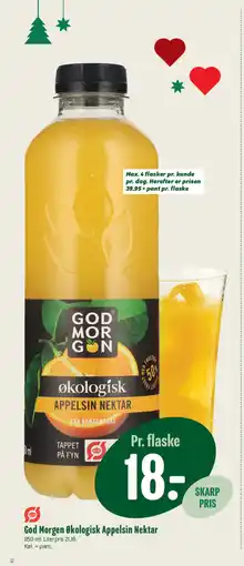 Min Købmand God Morgen Økologisk Appelsin Nektar tilbud