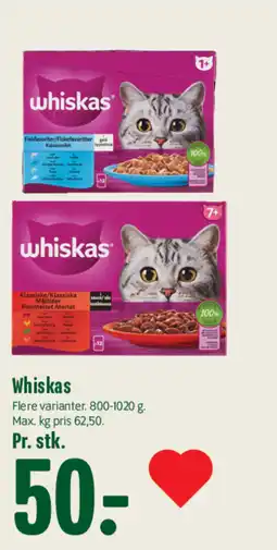 Min Købmand Whiskas tilbud