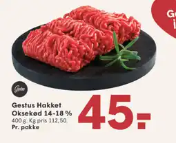 SPAR Gestus Hakket Oksekød 14-18 % tilbud