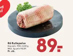 SPAR Rå Rullepølse tilbud