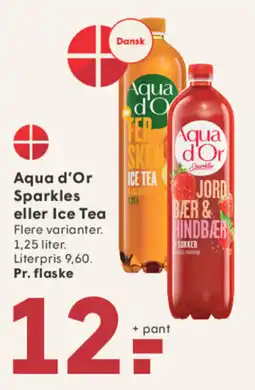 SPAR Aqua d'Or Sparkles eller Ice Tea tilbud