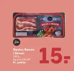SPAR Gestus Bacon i Skiver tilbud