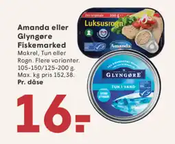 SPAR Amanda eller Glyngøre Fiskemarked tilbud