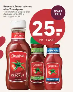 SPAR Beauvais Tomatketchup eller Tomatpuré tilbud