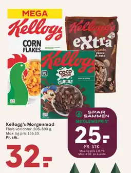 SPAR Kellogg's Morgenmad tilbud