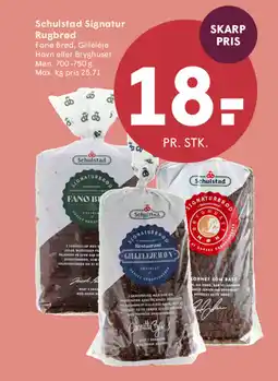 SPAR Schulstad Signatur Rugbrød tilbud