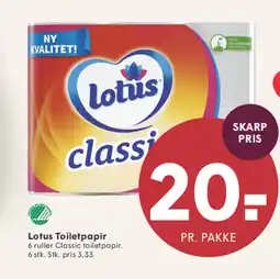 SPAR Lotus Toiletpapir tilbud