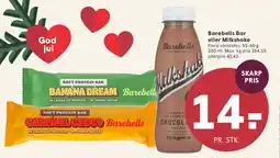 SPAR Barebells Bar eller Milkshake tilbud