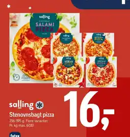 Føtex Saling Stenovnsbagt pizza tilbud