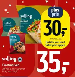 Føtex Salling Frostmarked tilbud