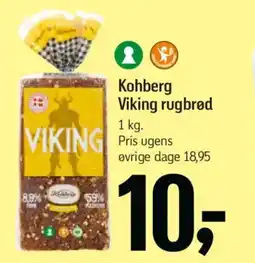 Føtex Kohberg Viking rugbrød tilbud
