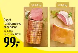 Føtex Røget hamburgerryg eller bacon tilbud