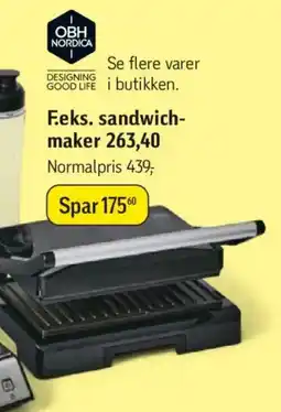 Føtex OBH NORDICA Sandwich- maker tilbud