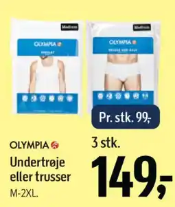 Føtex OLYMPIA Undertrøje eller trusser tilbud