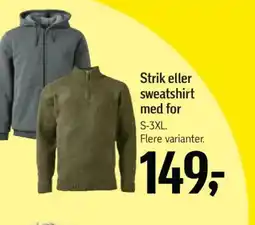 Føtex Strik eller sweatshirt med for tilbud